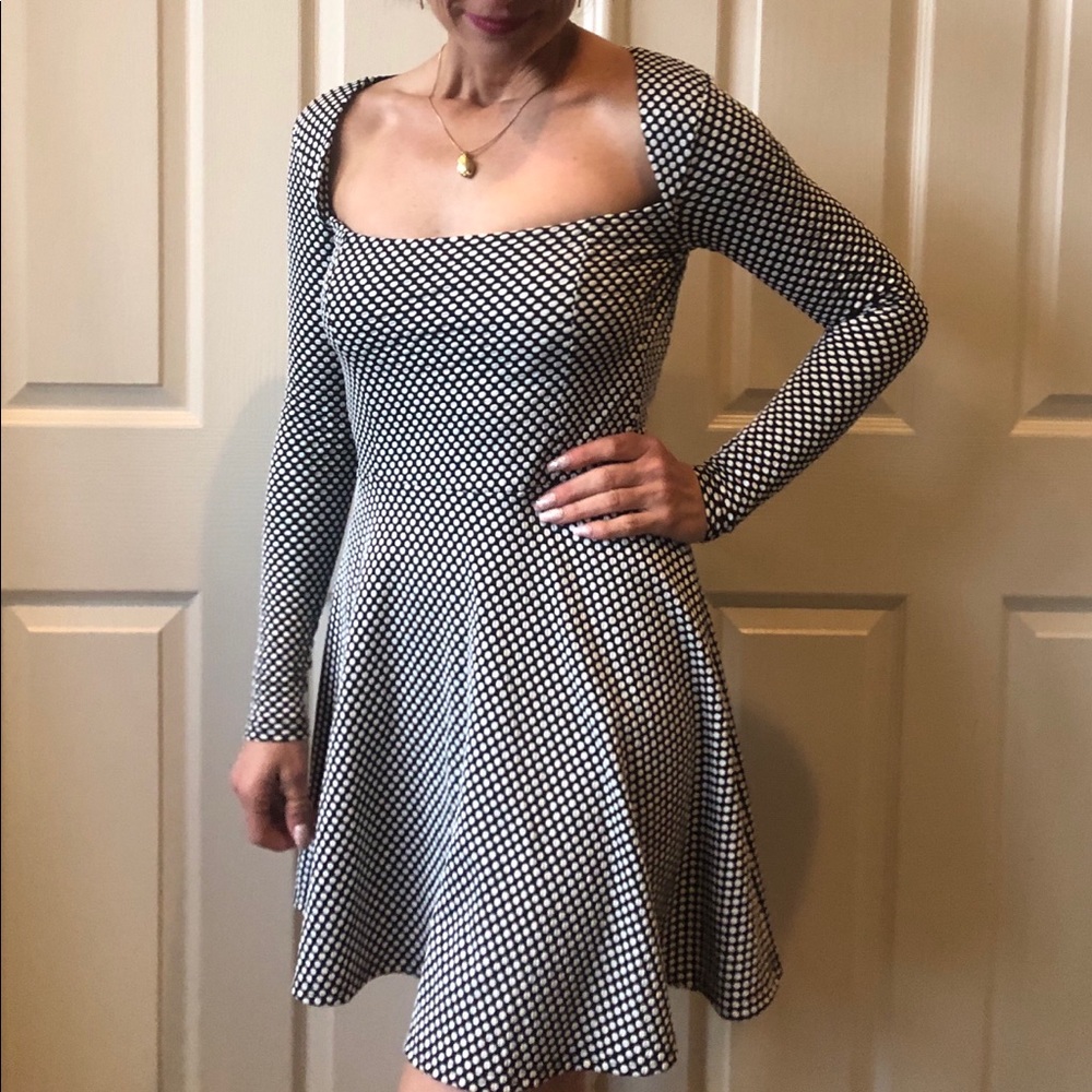 🖤 Polka Dot Backless Skater Dress🖤